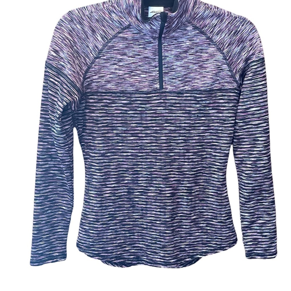 Avia woman’s 1/4 zip athletic top, shades‎ of purple, XS (0-2)